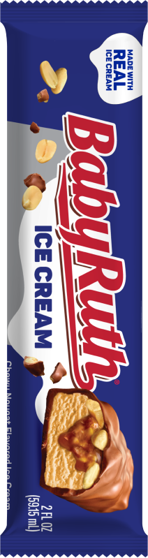 Baby Ruth Ice Cream Bar Wrapped